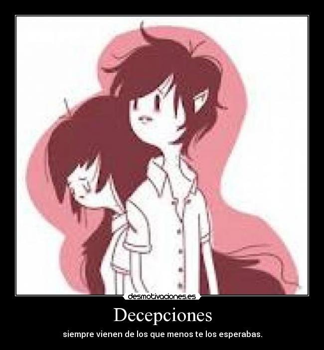 carteles marshall lee marceline adventure time kawaii tambien odio cuando decepcionan desmotivaciones