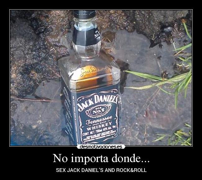No importa donde... -
