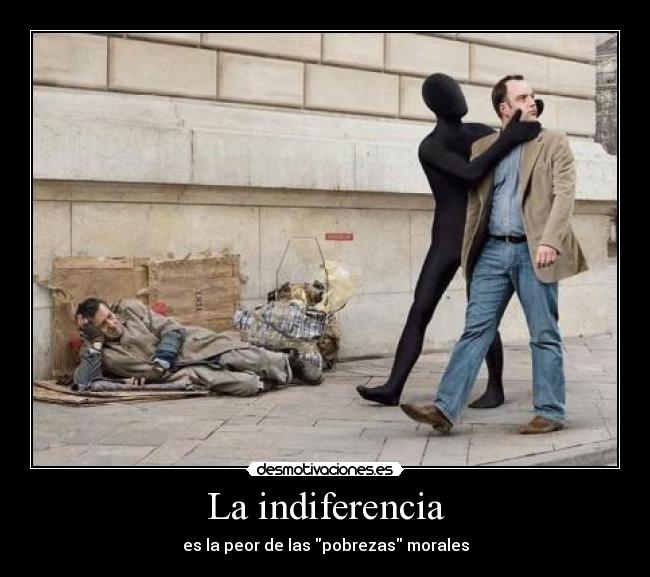 La indiferencia -
