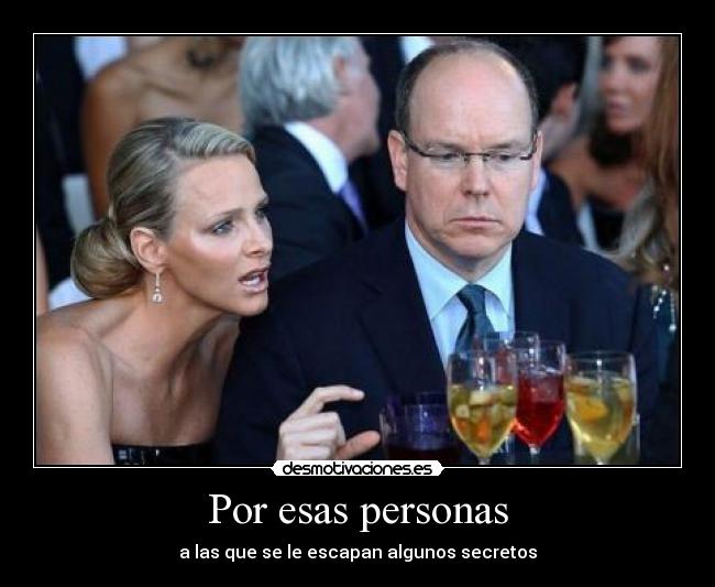 Por esas personas -
