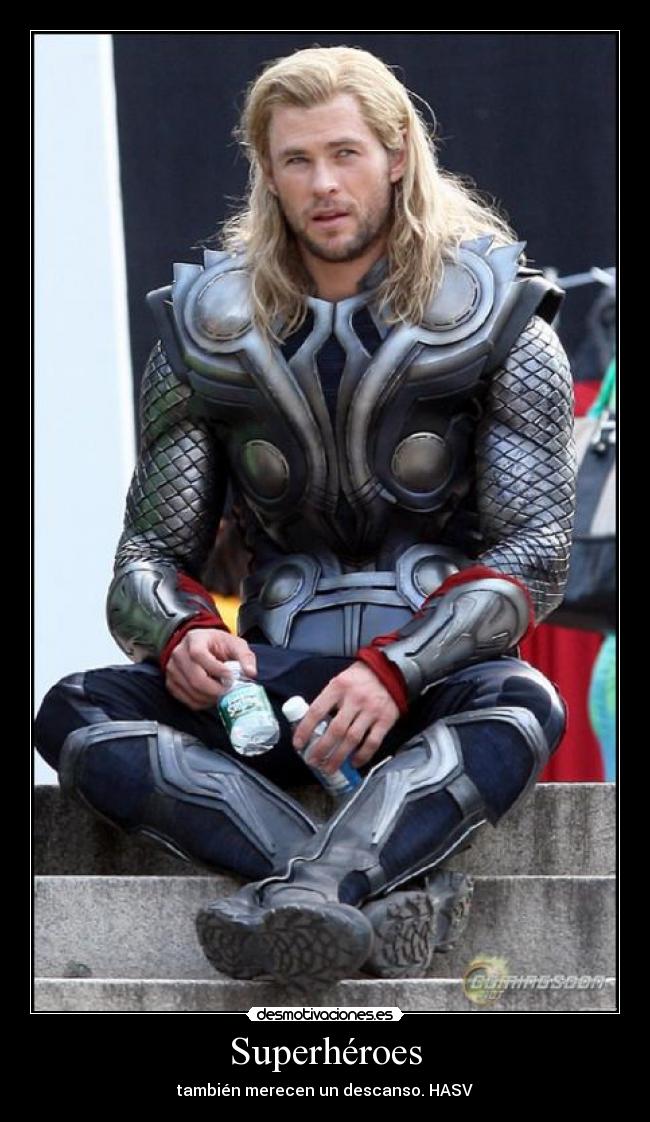 Superhéroes - también merecen un descanso. HASV