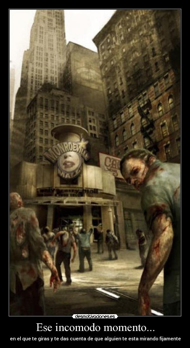 Ese incomodo momento... -