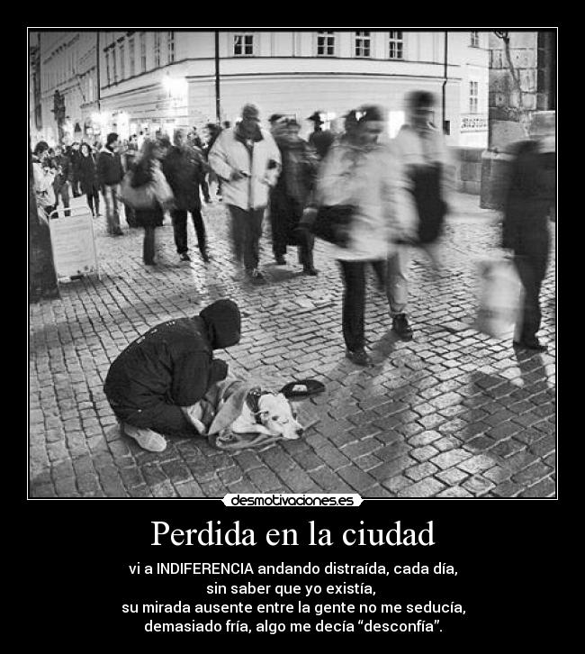 Perdida en la ciudad -