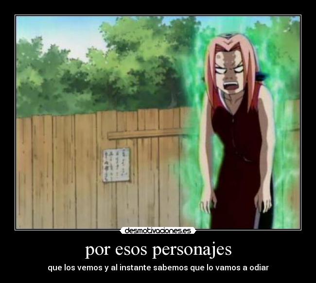 por esos personajes - 