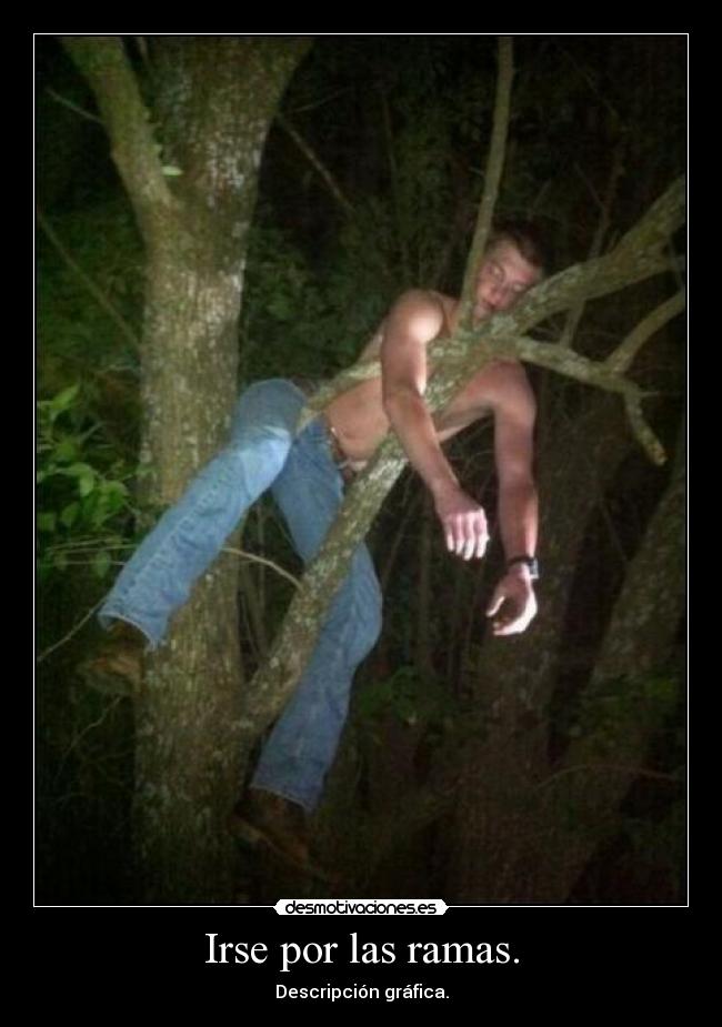 Irse por las ramas. - 