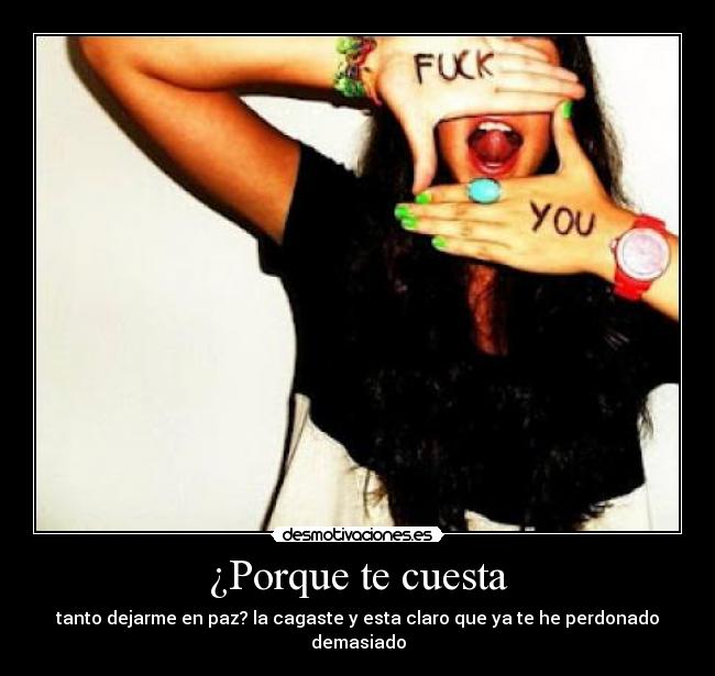 ¿Porque te cuesta - 