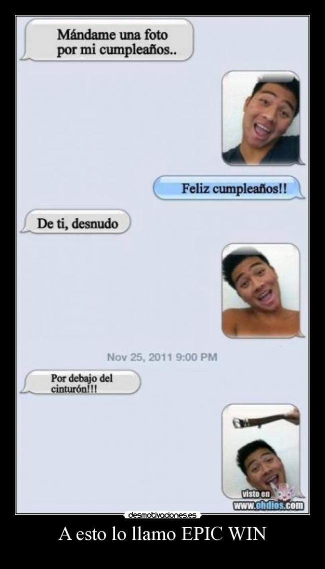 A esto lo llamo EPIC WIN -