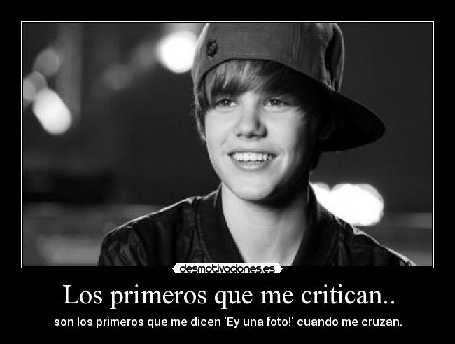 Los primeros que me critican.. -