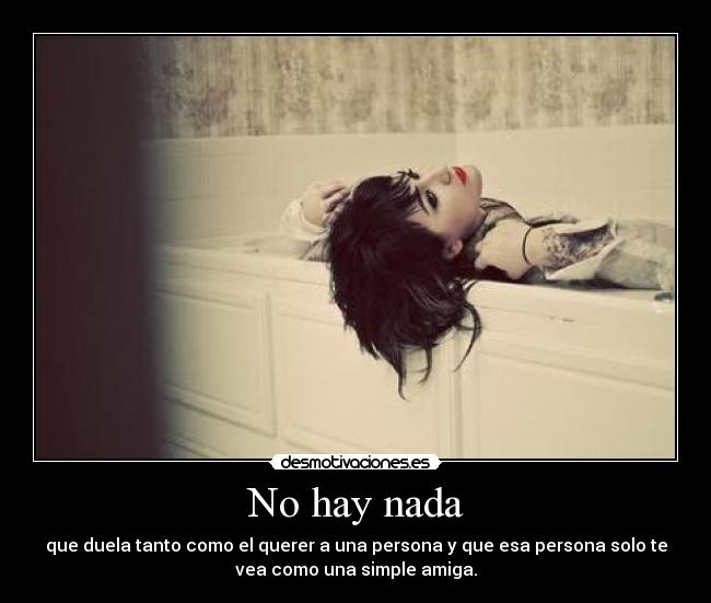 No hay nada -