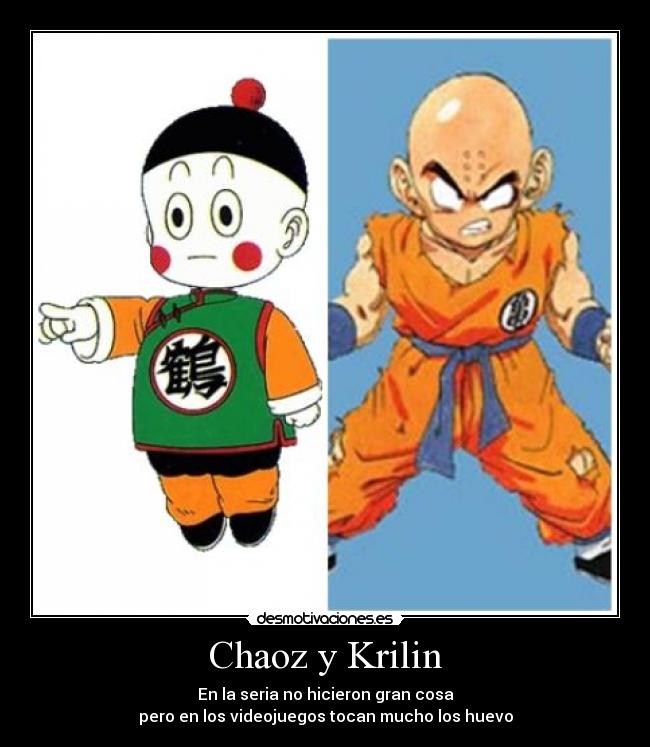 carteles chaoz krilin desmotivaciones