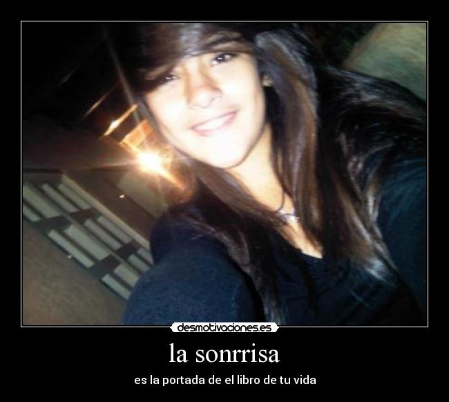 la sonrrisa - es la portada de el libro de tu vida