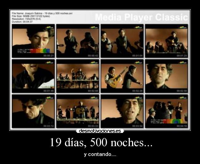 19 días, 500 noches... - y contando....