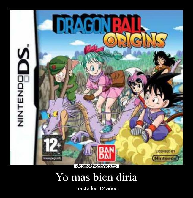 Yo mas bien diría - 