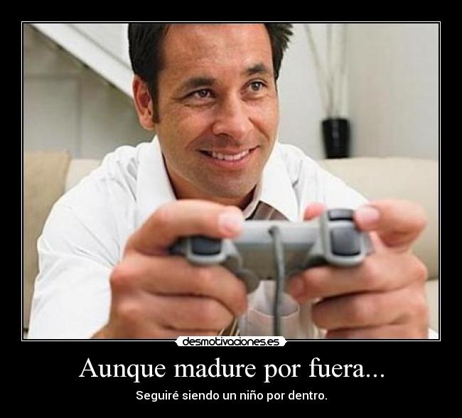 Aunque madure por fuera... -