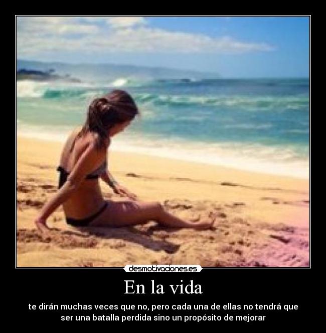 En la vida -