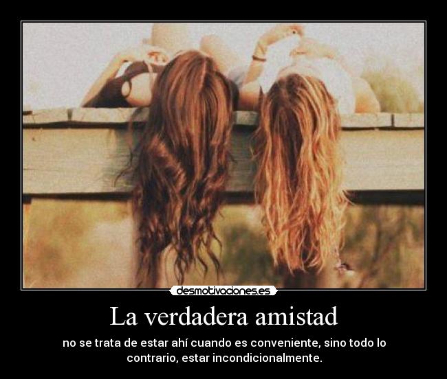 La verdadera amistad - 