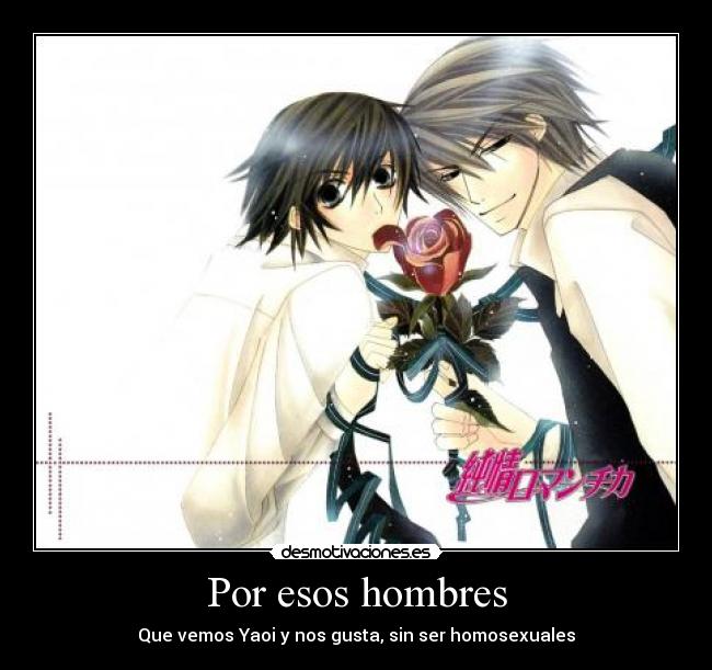 carteles yaoi hombres gusta desmotivaciones