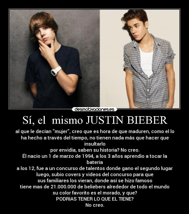 carteles justin bieber desmotivaciones