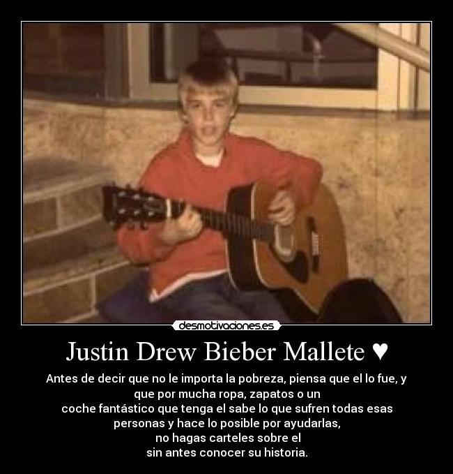 Justin Drew Bieber Mallete ♥ - 