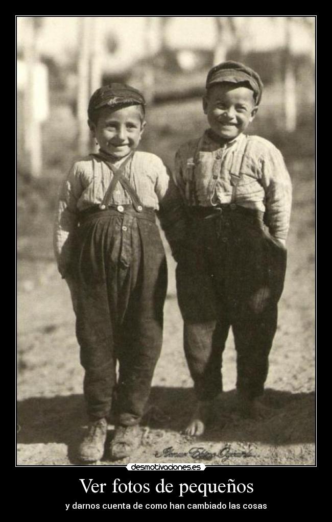 Ver fotos de pequeños -