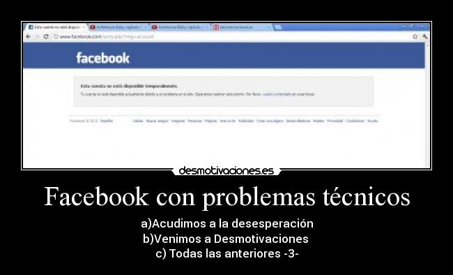 carteles facebook problemas facebook desmotivaciones