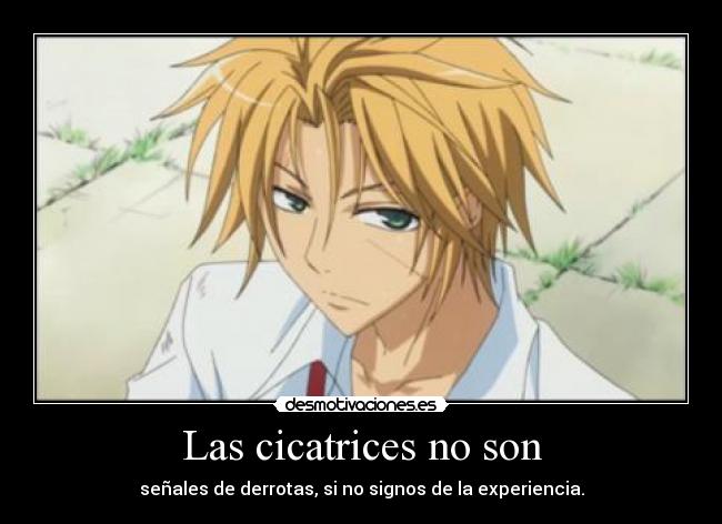 Las cicatrices no son -