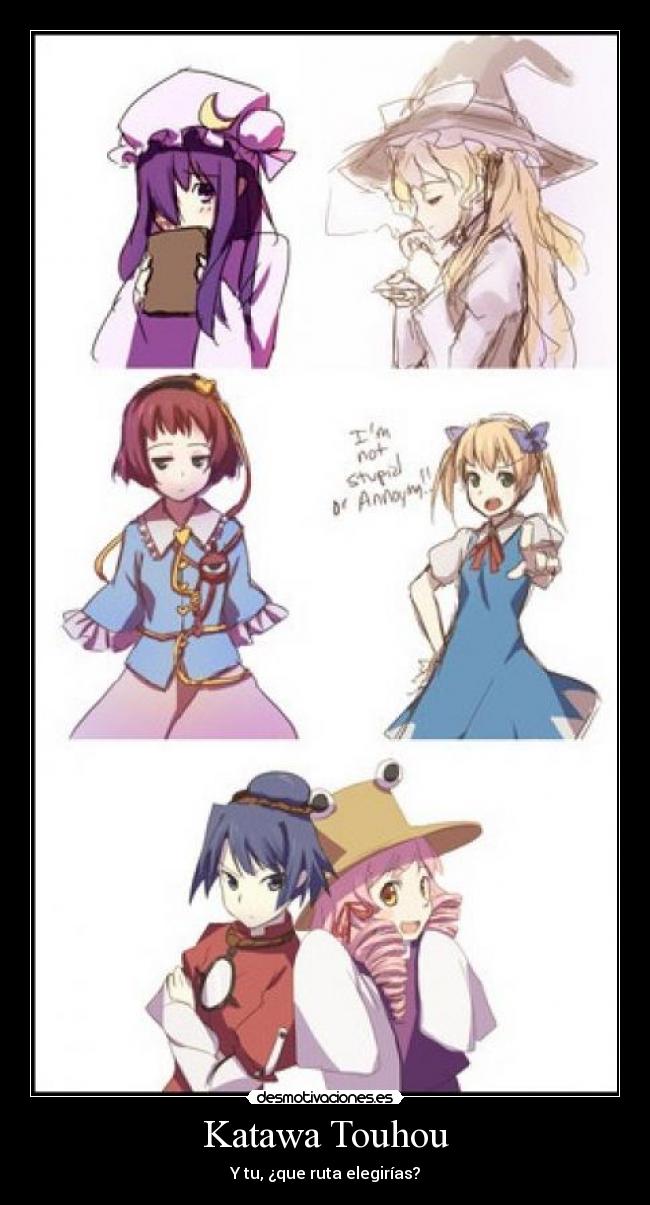 Katawa Touhou - Y tu, ¿que ruta elegirías?