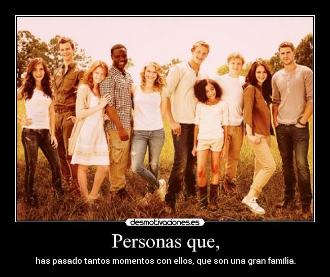 Personas que, -