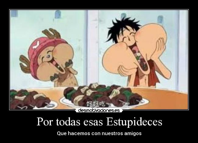 carteles anime desmotivaciones