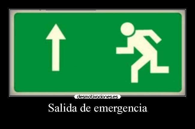Salida de emergencia -