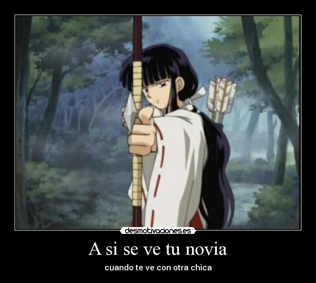A si se ve tu novia - cuando te ve con otra chica