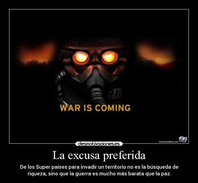 La excusa preferida -