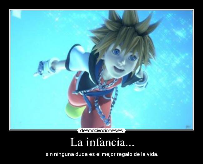 carteles infancia myreinoeskingdomhearts desmotivaciones