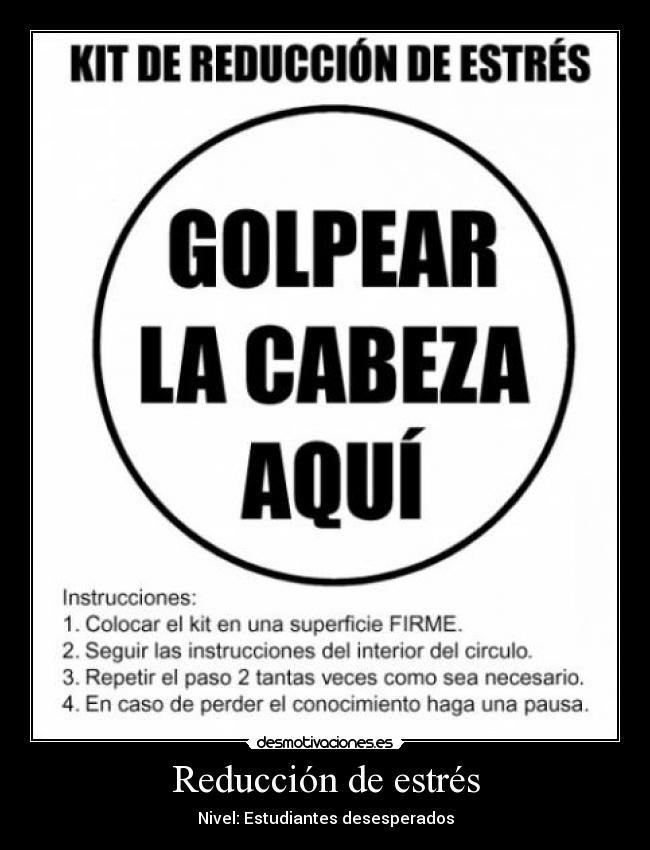 Reducción de estrés -