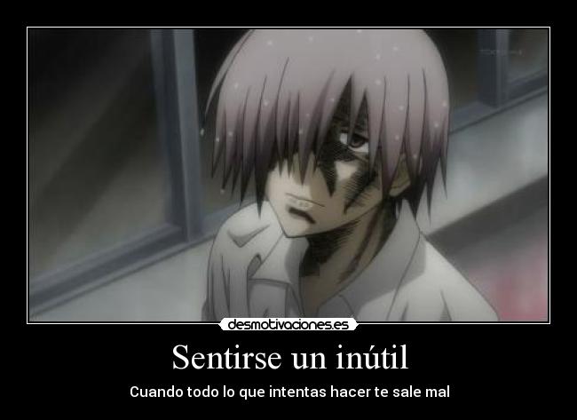 Sentirse un inútil -