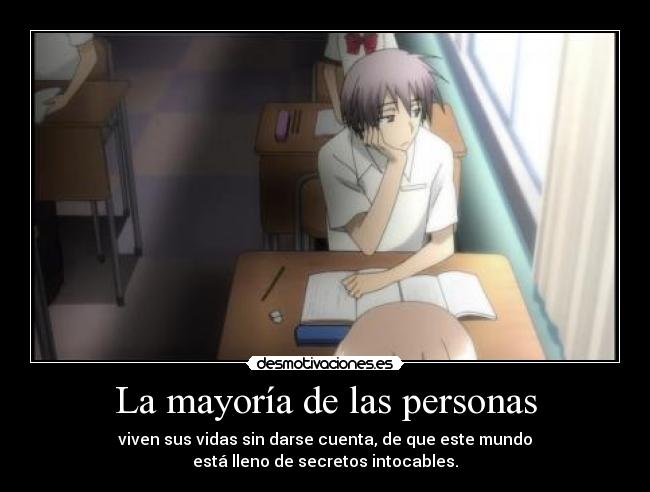 La mayoría de las personas -