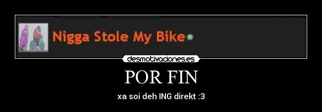 POR FIN - xa soi deh ING direkt :3