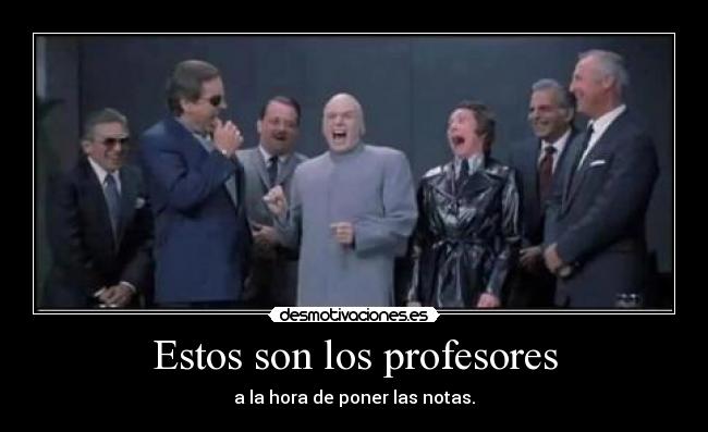Estos son los profesores -