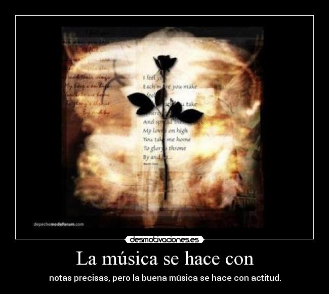 La música se hace con - 