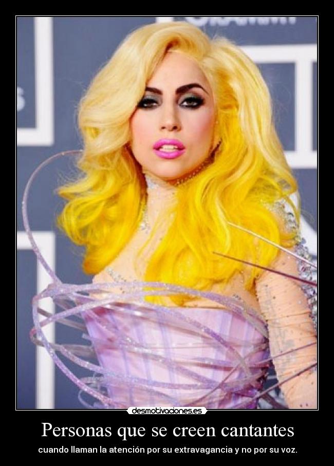 Personas que se creen cantantes - 