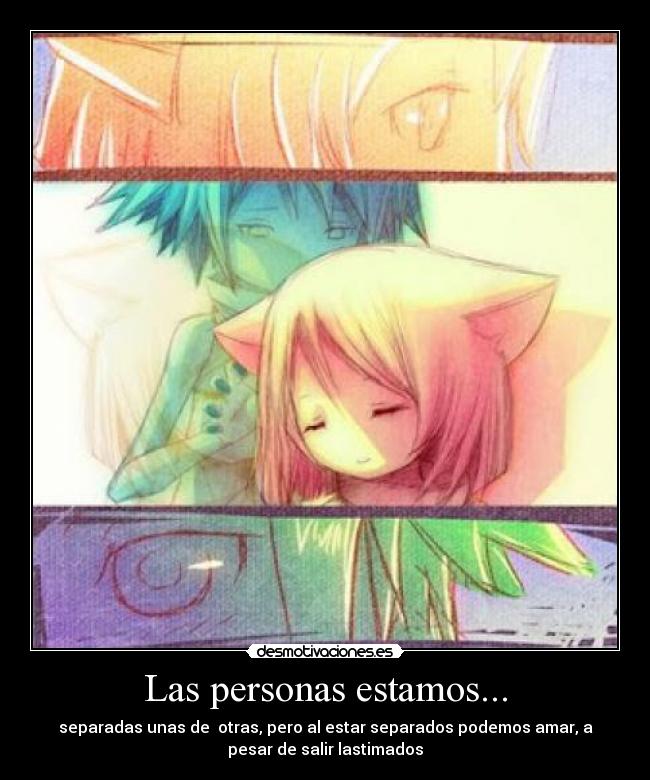 Las personas estamos... -