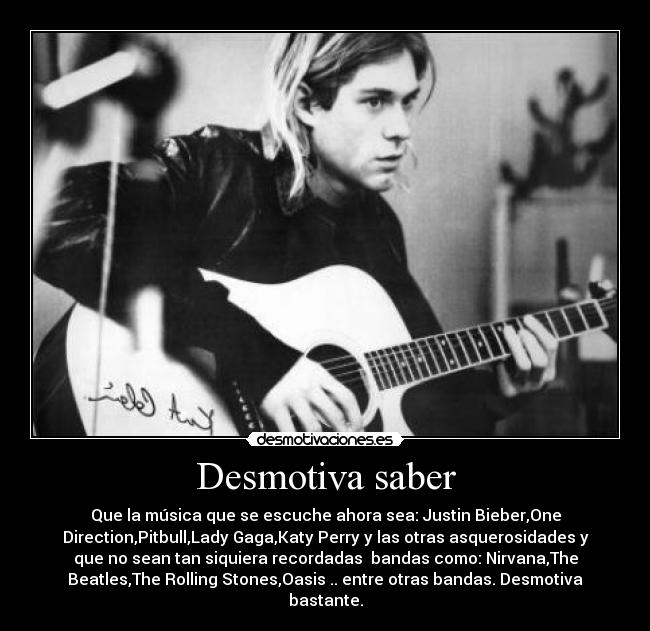 carteles desmotiva kurt cobain musica buena desmotivaciones