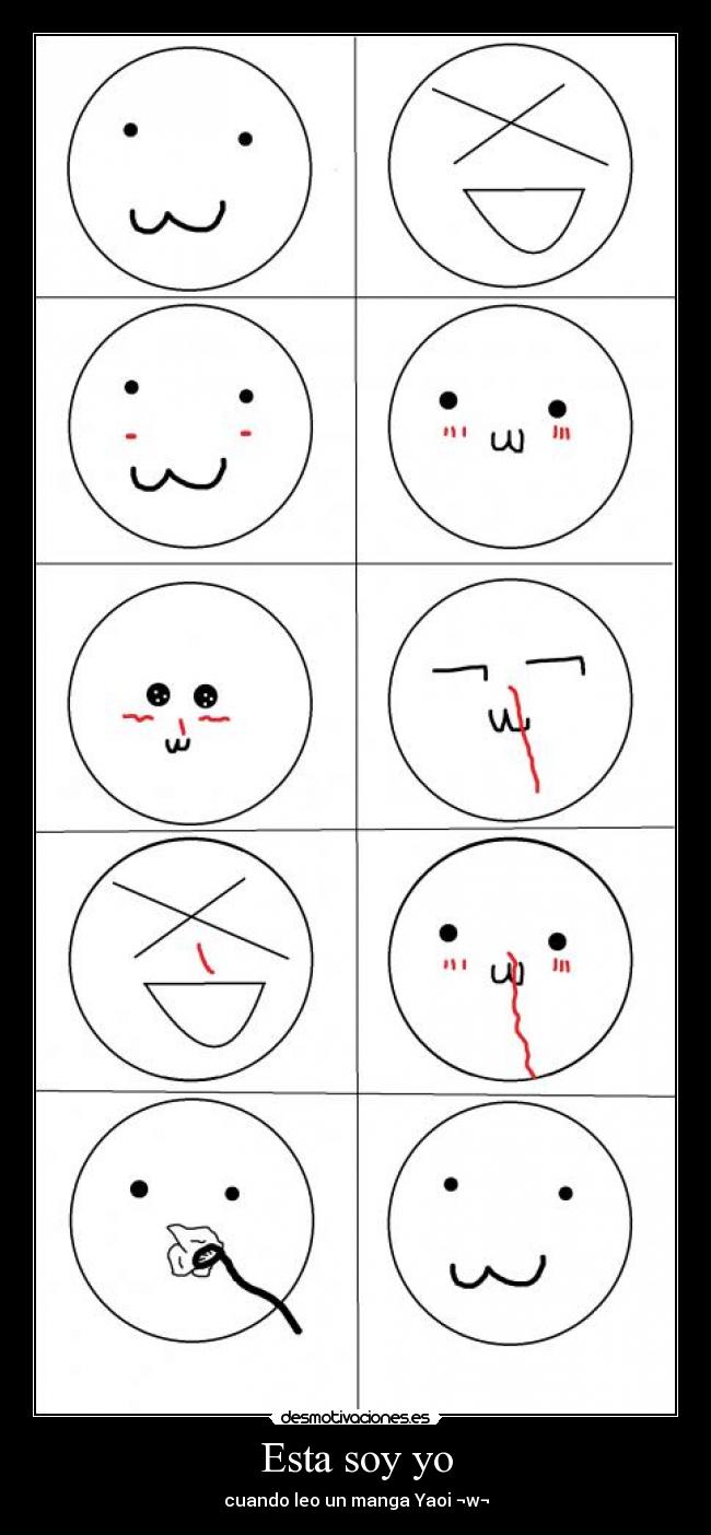 Esta soy yo - cuando leo un manga Yaoi ¬w¬