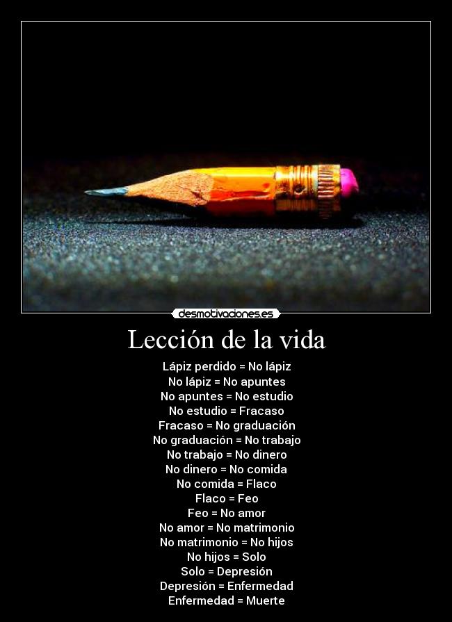 Lección de la vida - 