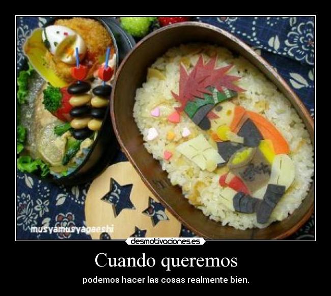 carteles desayuno bento lie desmotivaciones