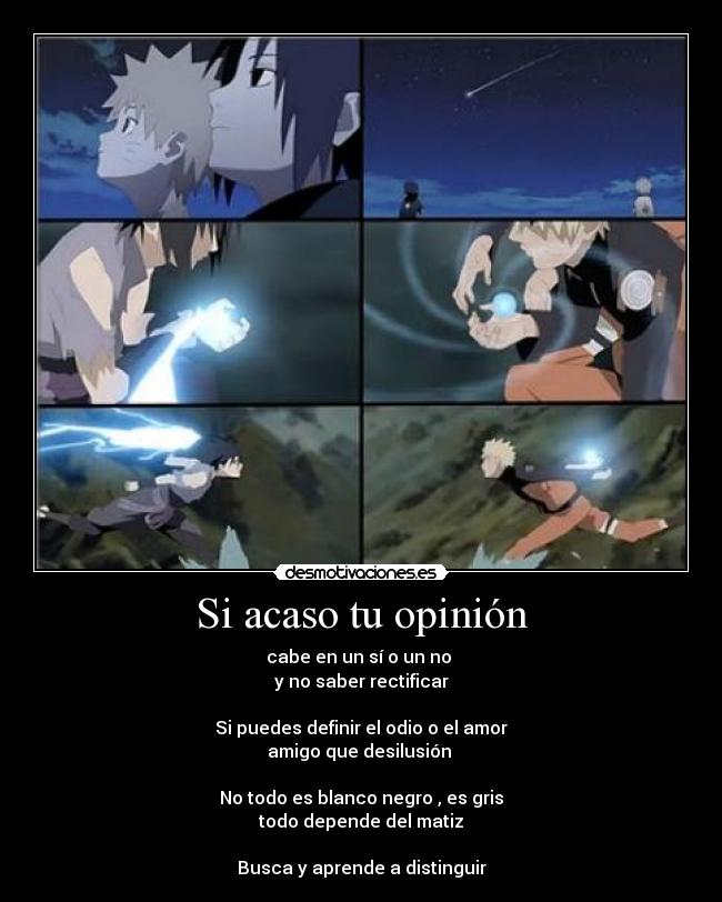 carteles naruto sasuke pelea mago desmotivaciones