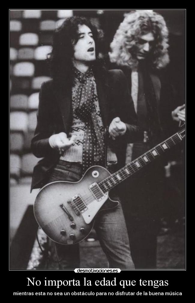 No importa la edad que tengas -