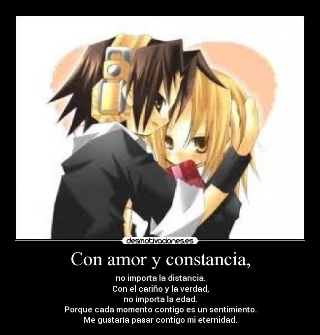 Con amor y constancia, - 