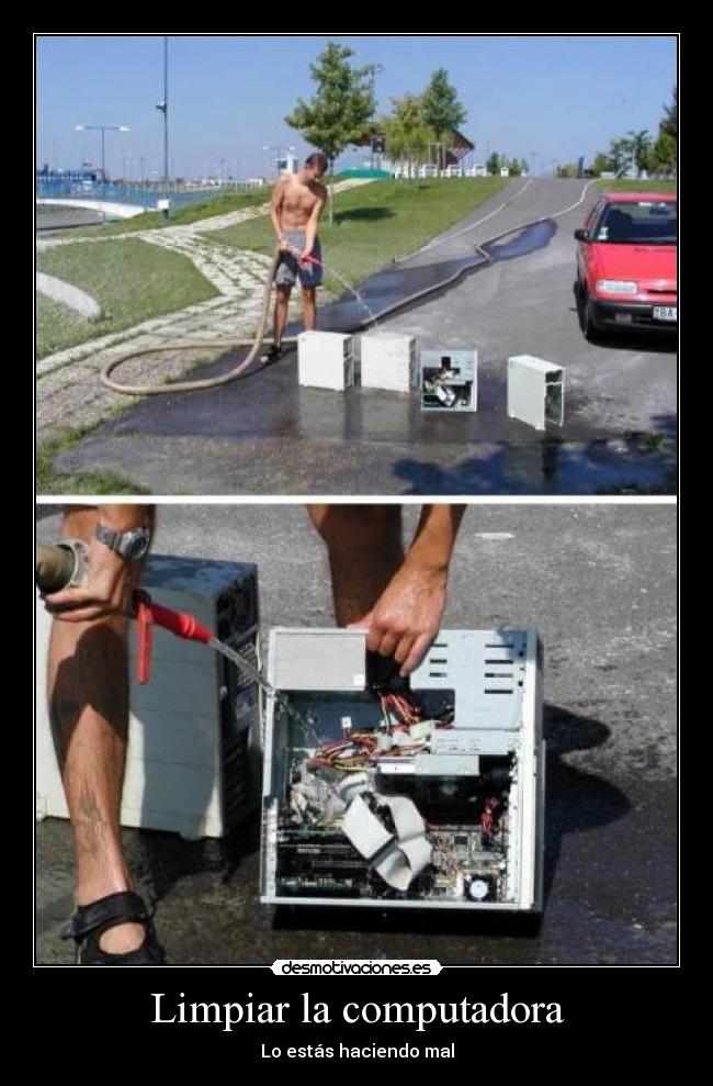 carteles computadora fail desmotivaciones