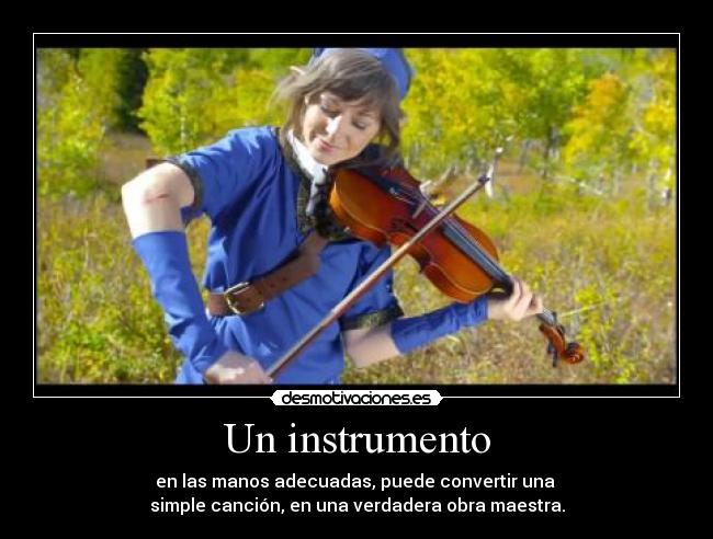 Un instrumento -